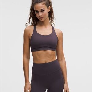 Lululemon Athletica Deep Purple Sports Bra and Leggings Set